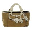 CELINE Hand Bag Canvas Beige 72145 Fashion