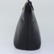 CELINE Circle Hand Bag Leather Black ar12160 on Sale