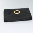 CELINE Circle Shoulder Bag Leather Black 72649 Online Hot Sale