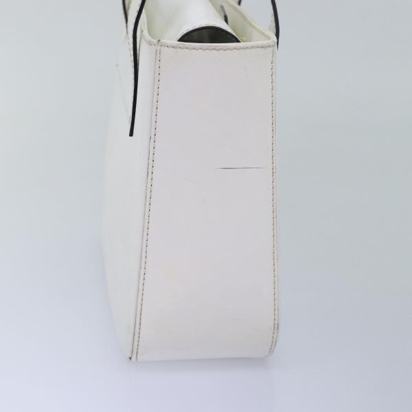 CELINE Hand Bag PVC Leather White 78426 For Discount