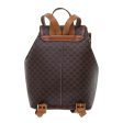 CELINE Macadam Canvas Backpack PVC Brown 71899 on Sale