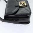 CELINE Horse Carriage Shoulder Bag Enamel Black 90512 Online Sale