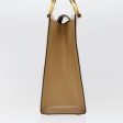 CELINE Hand Bag Leather 2way Beige 43929 Fashion