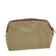 CELINE Hermes Clutch Pouch Canvas 2Set Beige Black yk6757B Online Hot Sale