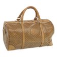 CELINE Macadam Canvas Boston Bag Beige 68079 Fashion