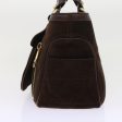 CELINE Hand Bag Suede Leather Brown 56762 Supply