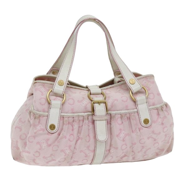 CELINE C Macadam Canvas Hand Bag Pink 75446 Online Sale