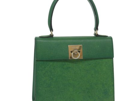 CELINE Hand Bag Leather Green bs11459 Online Sale