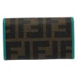 FENDI Zucca Canvas Key Case Black Brown  am5112 Online Sale