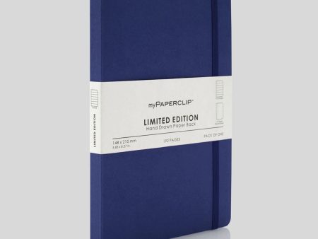 myPAPERCLIP Limited Edition Soft Cover Notebook - Blueberry - A5 - Ruled Online Hot Sale