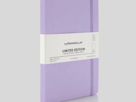 myPAPERCLIP Limited Edition Soft Cover Notebook - Lilac - A5 - Squared For Cheap