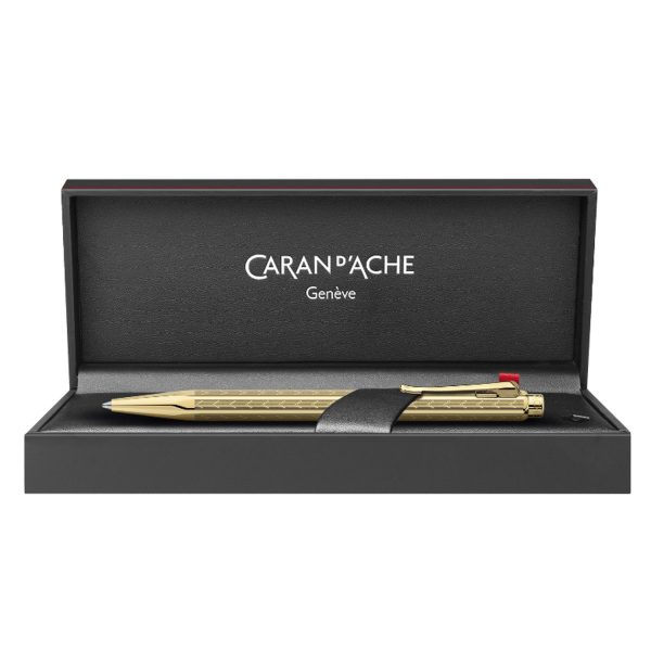 Caran d Ache Gilded Ecridor Ball Pen - Chevron Hot on Sale