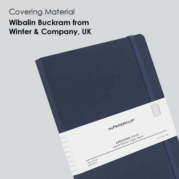 myPAPERCLIP Executive Series Soft Cover Notebook - Blue - A5 - Ruled Online Hot Sale