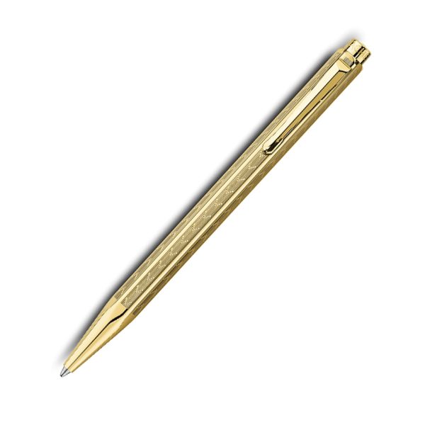 Caran d Ache Gilded Ecridor Ball Pen - Chevron Hot on Sale