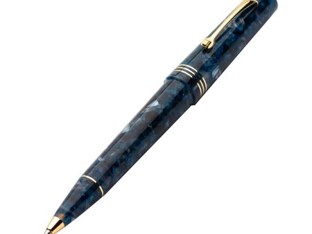 Leonardo Momento Zero Ball Pen - Sorrento Blue GT For Sale