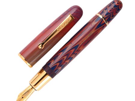 Penlux Elite Ebonite Fountain Pen - Sunset GT Cheap