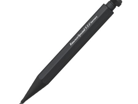 Kaweco Special (S) 2mm Mechanical Pencil with Optional Clip - Black For Sale