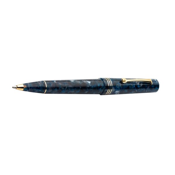 Leonardo Momento Zero Ball Pen - Sorrento Blue GT For Sale