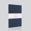 myPAPERCLIP Executive Series Soft Cover Notebook - Blue - A5 - Ruled Online Hot Sale