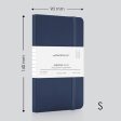 myPAPERCLIP Executive Series Soft Cover Notebook - Blue - Small - Ruled Online Sale