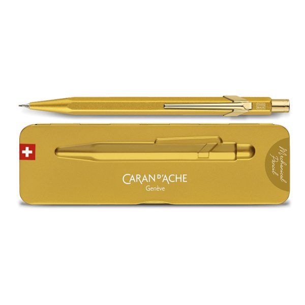 Caran d Ache 849 Premium 0.7mm Mechanical Pencil - Gold Online Hot Sale