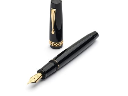 Radius 1934 Settimo Fountain Pen - Glossy Black GT For Cheap