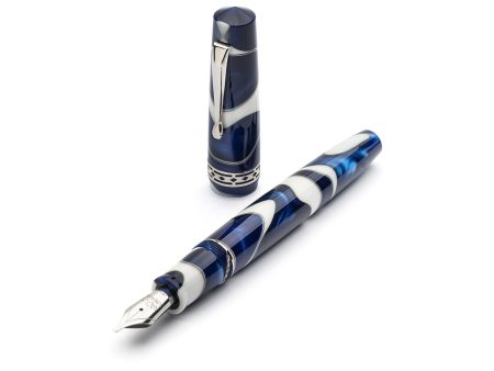 Radius 1934 Settimo Fountain Pen - Blue Sky CT Cheap