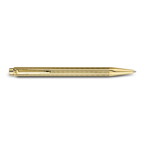 Caran d Ache Gilded Ecridor Ball Pen - Chevron Hot on Sale